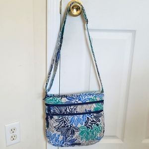 Triple Zip Hipster Crossbody Bag in Santiago By Vera Bradley